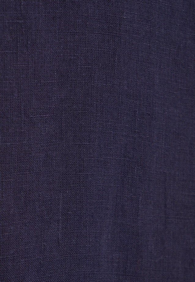 Linen Long Blouse in Dark Blue |  Seidensticker Onlineshop