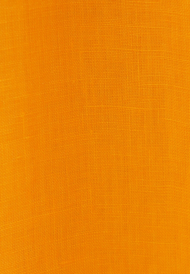 Langarm Leinen Longbluse in Orange |  Seidensticker Onlineshop