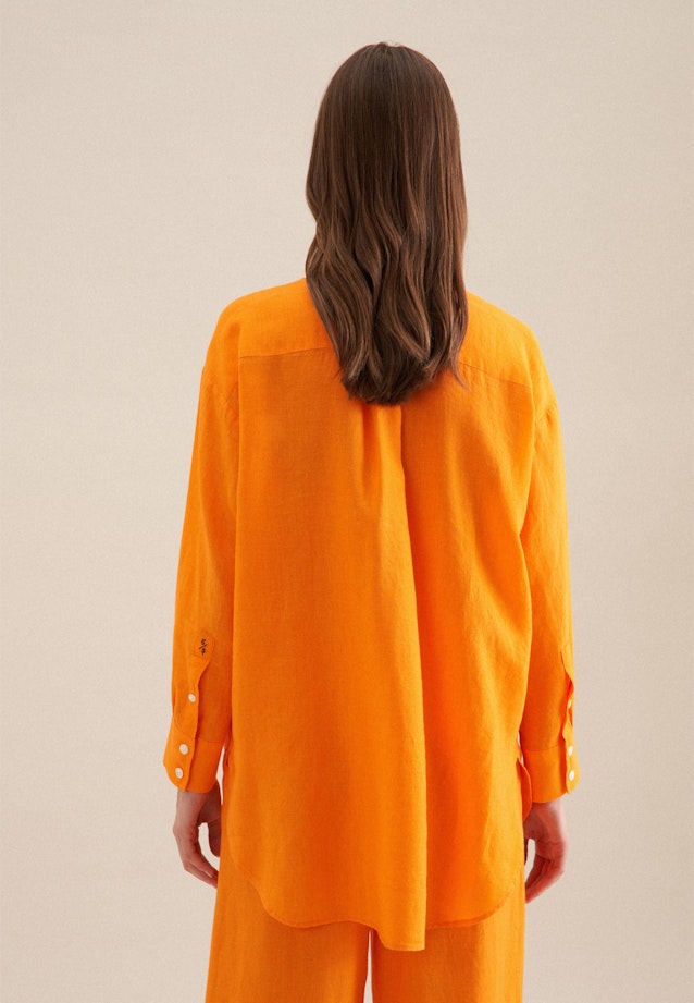 Kragen Longbluse Oversized in Orange | Seidensticker Onlineshop