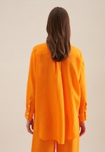 Linnen Longblouse in Oranje |  Seidensticker Onlineshop