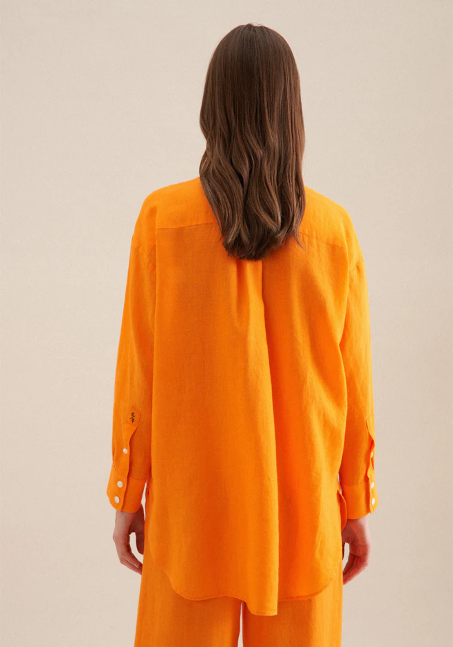 Longbluse Uni in Orange | Seidensticker Onlineshop