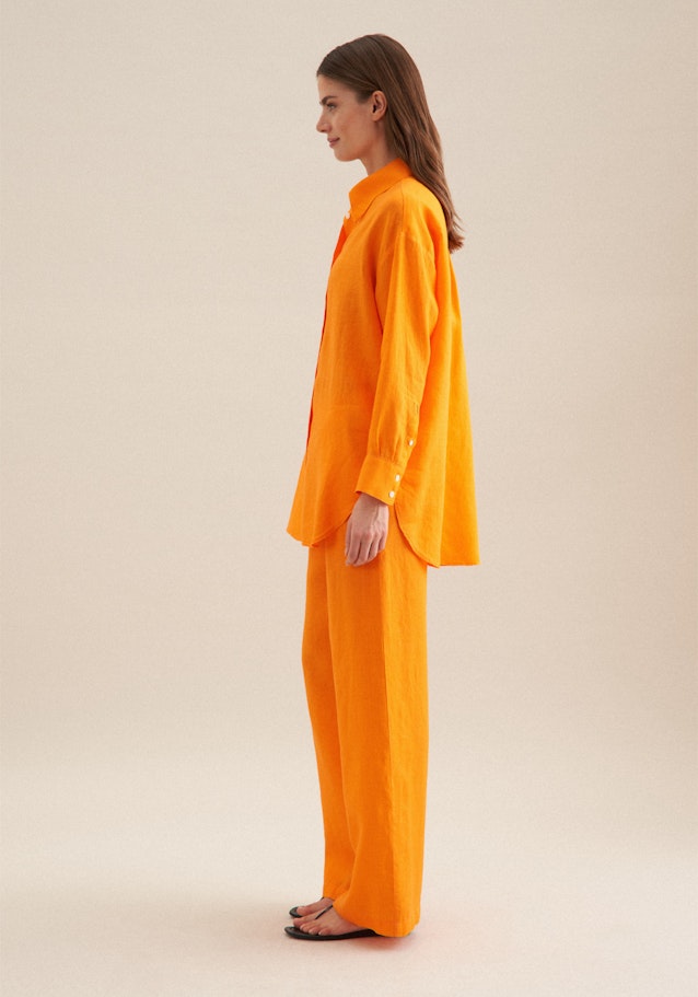 Kragen Longbluse Oversized in Orange |  Seidensticker Onlineshop
