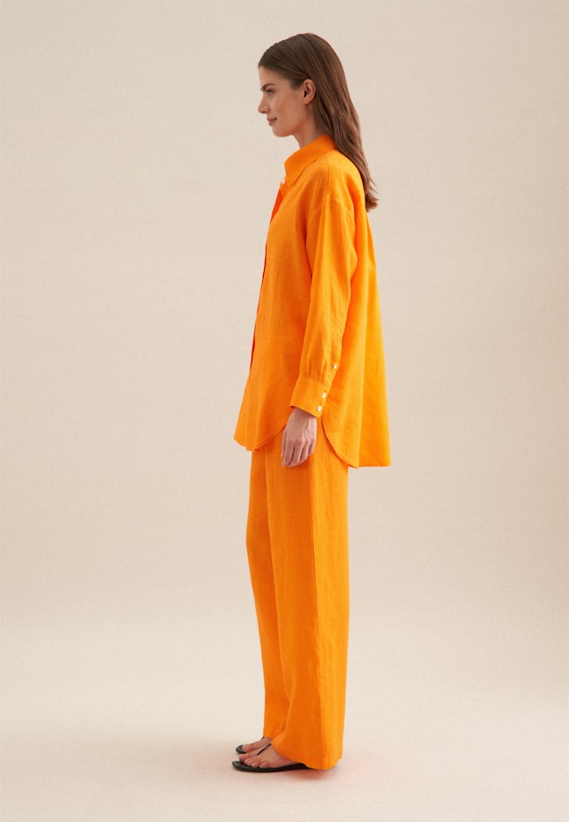 Kragen Longbluse Oversized in Orange |  Seidensticker Onlineshop