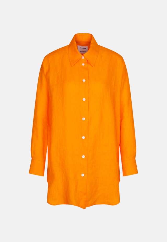 Kragen Longbluse Oversized in Orange |  Seidensticker Onlineshop