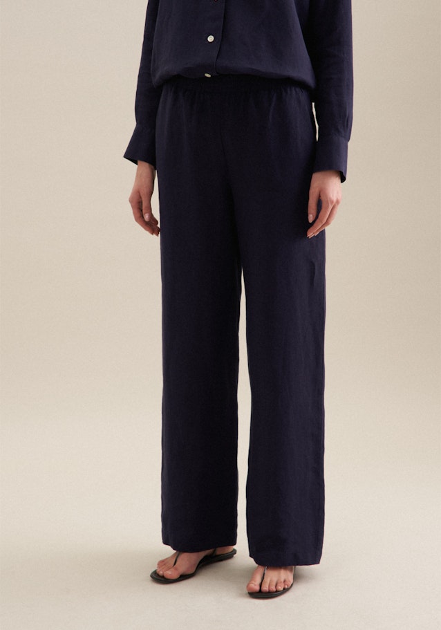 Regular Hose Uni in Dunkelblau | Seidensticker Onlineshop