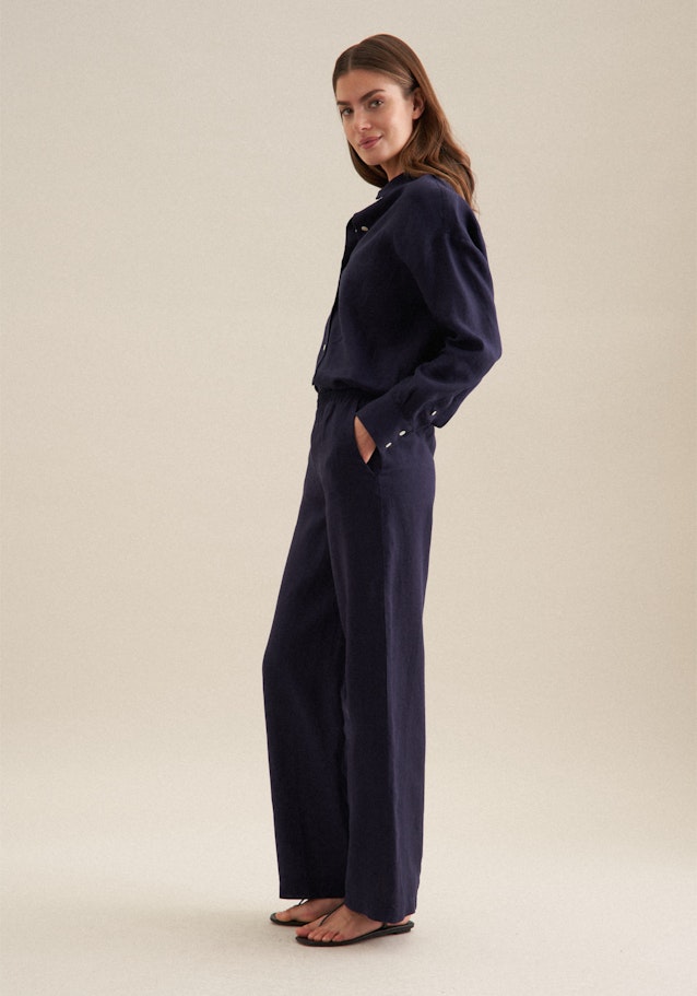 Regular Hose Uni in Dunkelblau | Seidensticker Onlineshop