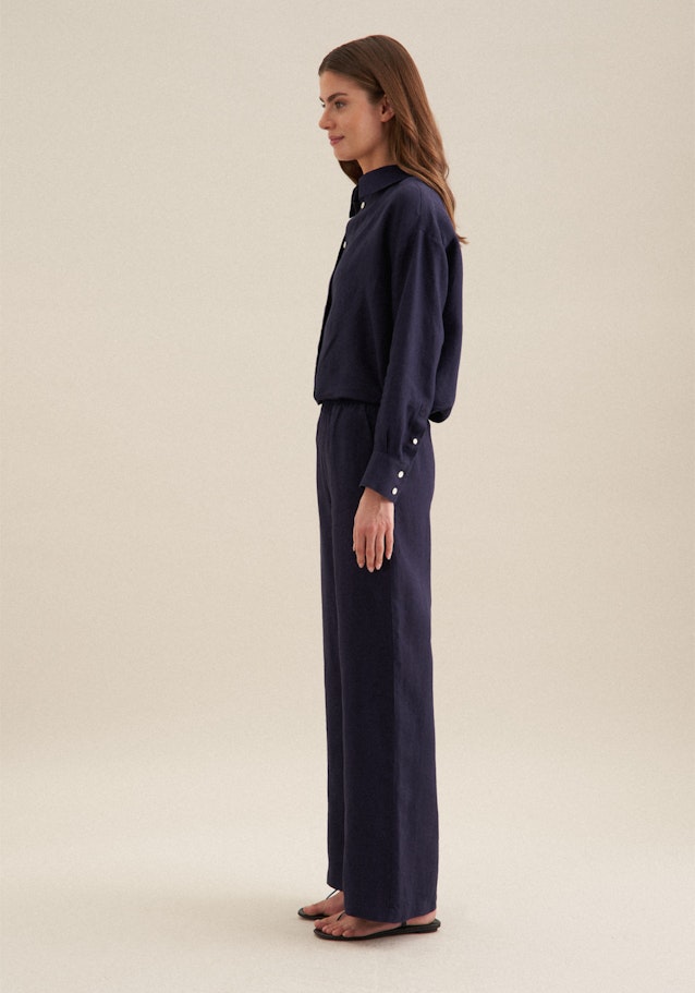 Regular Hose Uni in Dunkelblau | Seidensticker Onlineshop