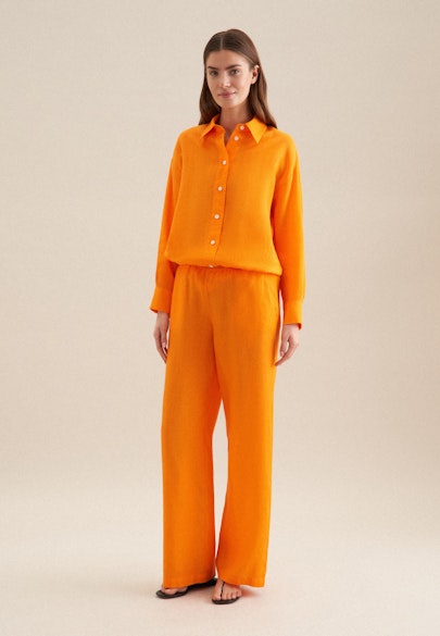 Regular Trousers Uni in Orange |  Seidensticker Onlineshop