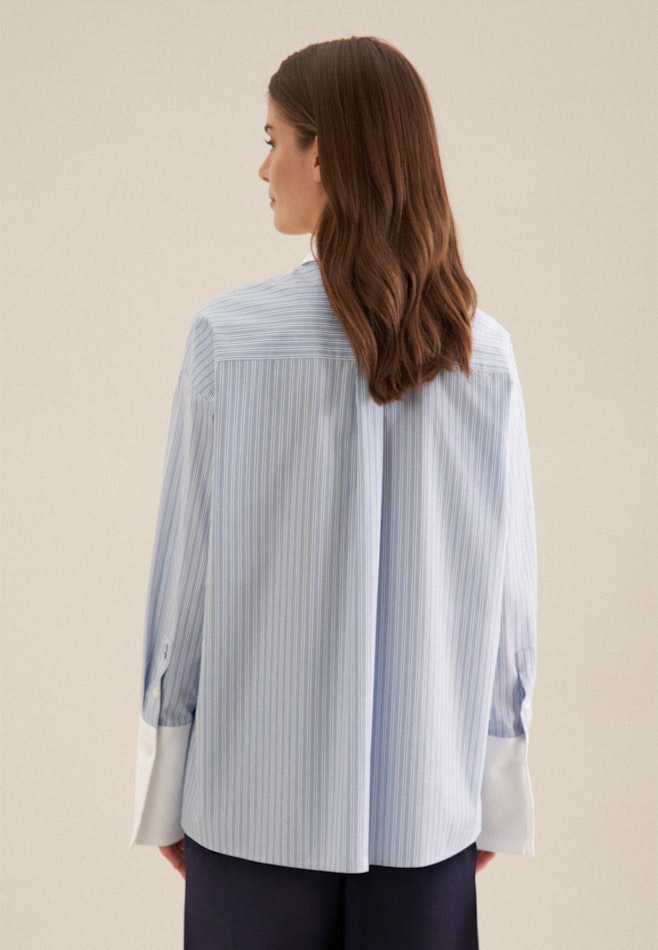 Twill Shirt Blouse in Light Blue | Seidensticker online shop