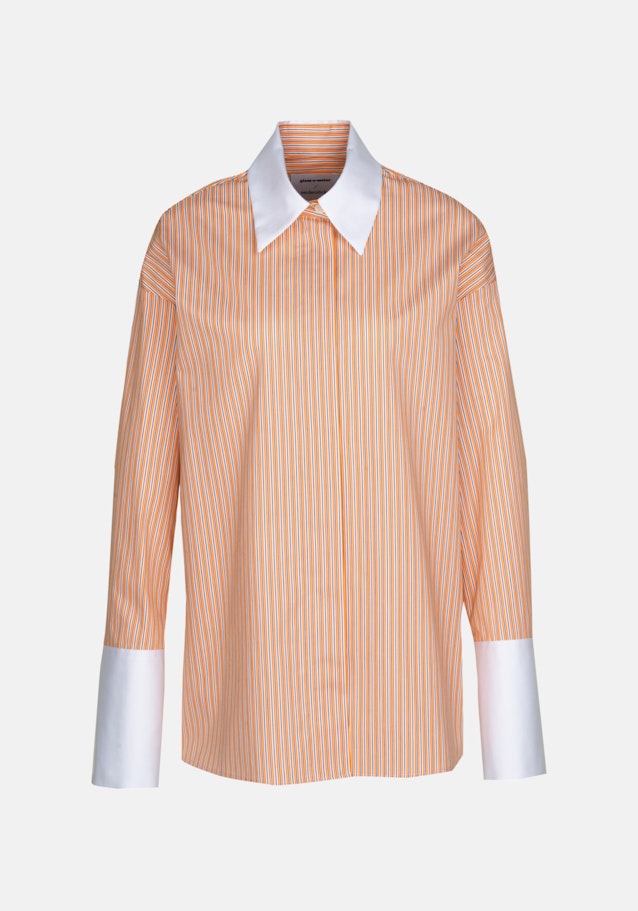 Twill Shirtblouse in Oranje |  Seidensticker Onlineshop
