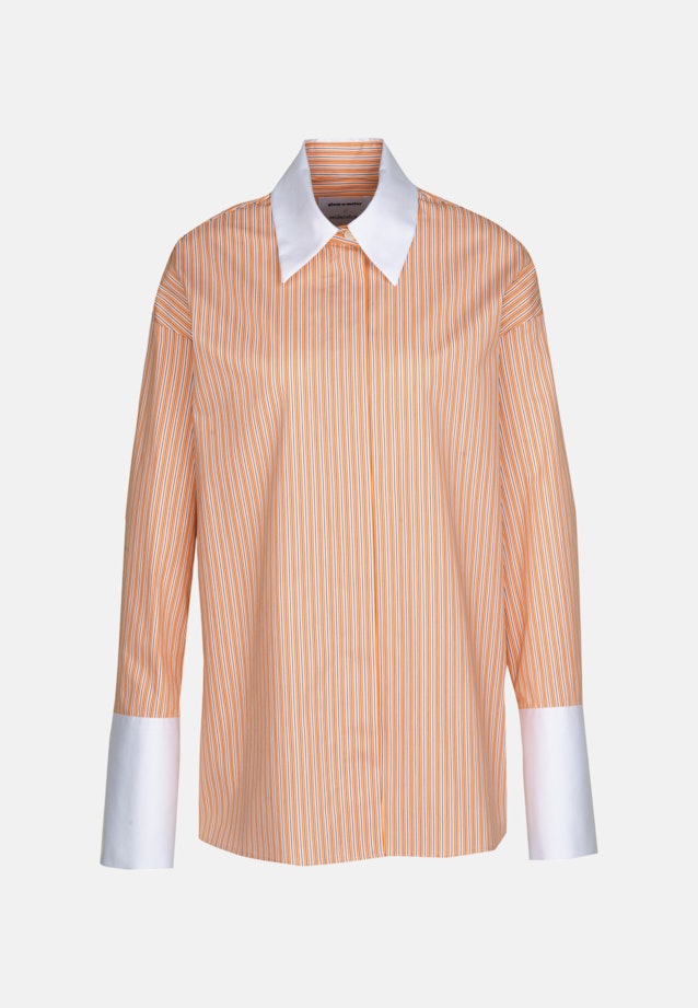 Twill Shirt Blouse in Orange |  Seidensticker Onlineshop