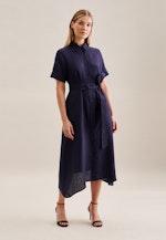 Robe Regular Manche Courte in Bleu Foncé |  Seidensticker Onlineshop