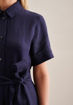 Robe Regular Manche Courte in Bleu Foncé |  Seidensticker Onlineshop