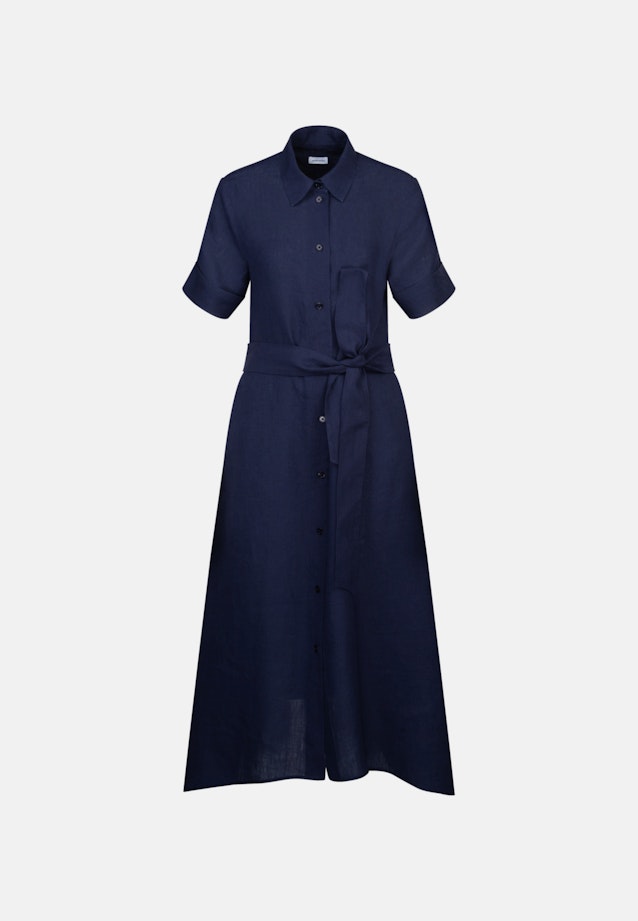 Robe Regular Manche Courte in Bleu Foncé |  Seidensticker Onlineshop