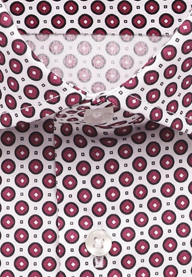 Slim Performance-Hemd Druck in Rosa/Pink |  Seidensticker Onlineshop