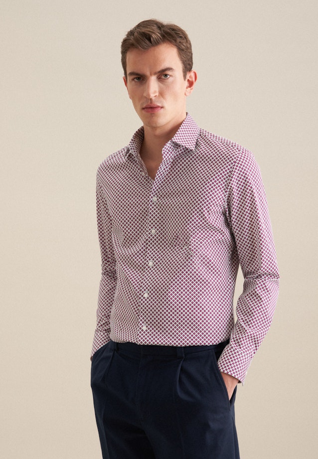 Performance shirt in Slim with Kent-Collar in Pink | Seidensticker Onlineshop