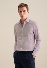 Chemise performance Slim Twill (sergé) Col Kent in Rose Fuchsia |  Seidensticker Onlineshop