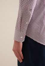 Slim Performance-Hemd Druck in Rosa/Pink |  Seidensticker Onlineshop
