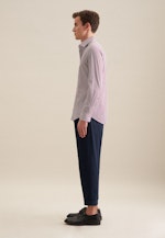 Slim Performance-Hemd Druck in Rosa/Pink |  Seidensticker Onlineshop