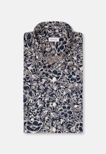 Regular Business shirt Floral in Dark Blue |  Seidensticker Onlineshop
