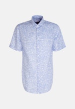 Regular Chemise d'affaires Floral in Bleu Clair |  Seidensticker Onlineshop