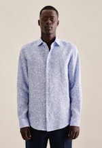 Slim Business shirt Floral in Light Blue |  Seidensticker Onlineshop