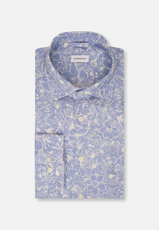 Slim Business Hemd Floral in Hellblau | Seidensticker Onlineshop