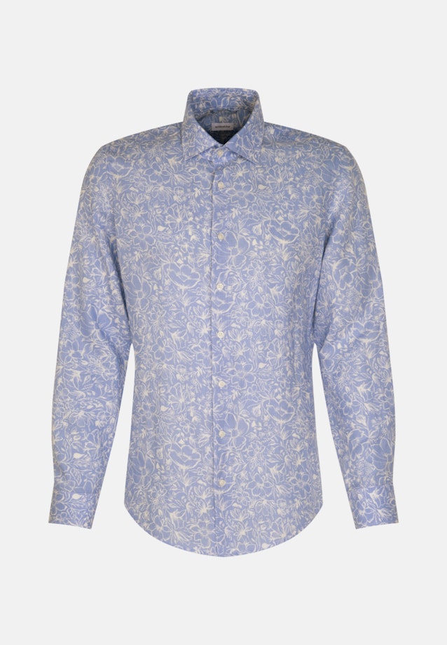 Slim Business shirt Floral in Light Blue |  Seidensticker Onlineshop