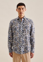 Slim Business Hemd Floral in Dunkelblau |  Seidensticker Onlineshop