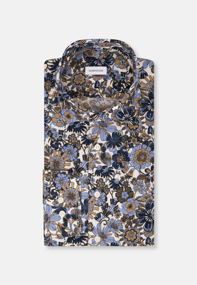 Slim Business Hemd Floral in Dunkelblau |  Seidensticker Onlineshop