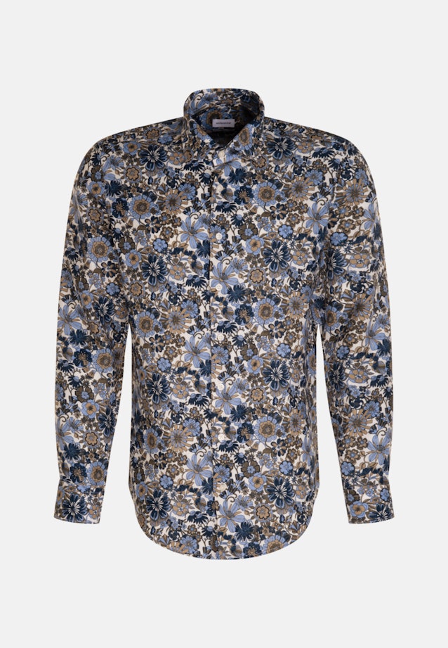 Slim Business Hemd Floral in Dunkelblau |  Seidensticker Onlineshop