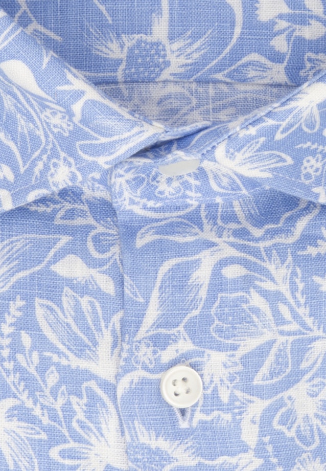 Chemise Business Shaped Lin Col Kent in Bleu Clair |  Seidensticker Onlineshop