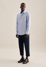 X-Slim Business shirt Floral in Light Blue |  Seidensticker Onlineshop