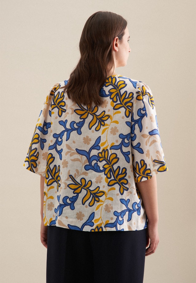 Ronde Hals Shirt in Wit |  Seidensticker Onlineshop