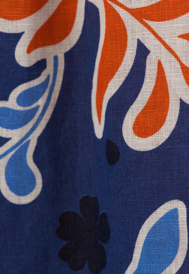 Grande taille Kraag Jurk in Middelmatig Blauw |  Seidensticker Onlineshop