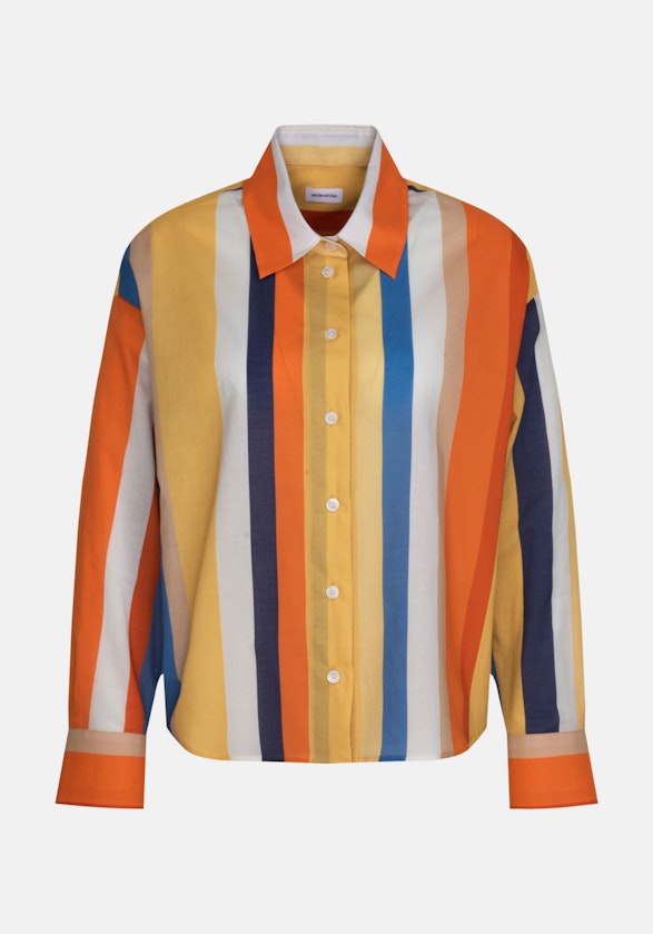 Grande taille Collar Shirt Blouse in Light Blue |  Seidensticker Onlineshop