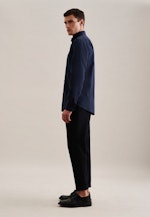 Regular Casual shirt Uni in Dark Blue |  Seidensticker Onlineshop