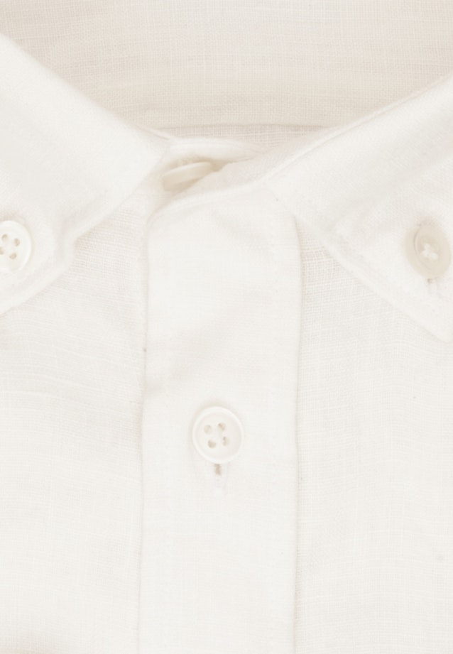 Regular Casual Hemd Uni in Ecru |  Seidensticker Onlineshop