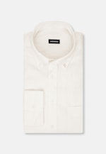 Regular Casual Hemd Uni in Ecru |  Seidensticker Onlineshop