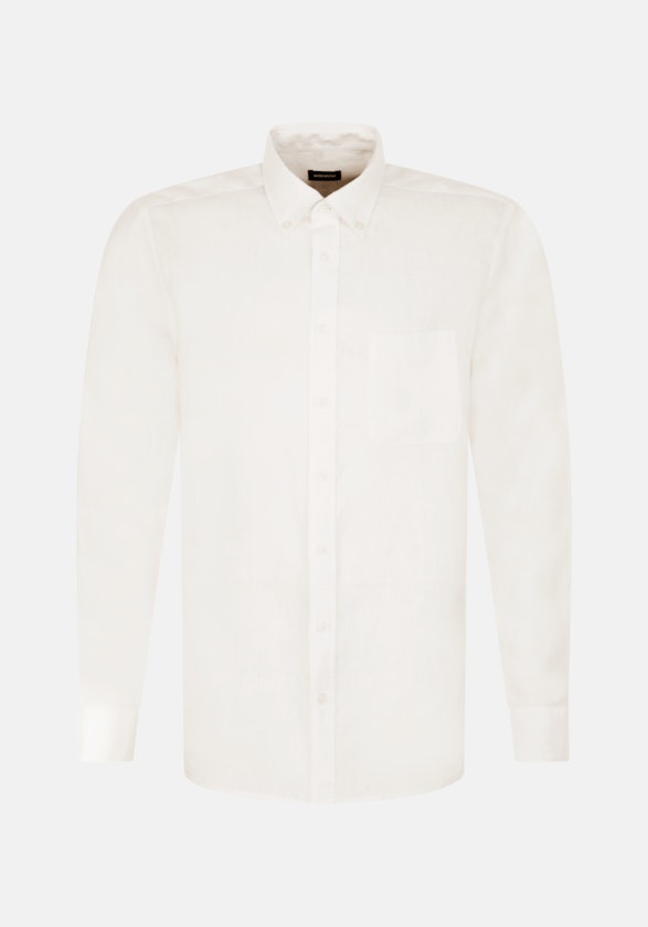 Regular Casual Hemd Uni in Ecru | Seidensticker Onlineshop