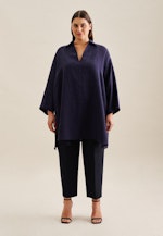 Curvy Kragen Kleid Oversized in Dunkelblau |  Seidensticker Onlineshop