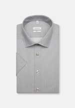 Shaped Business Hemd Druck in Braun |  Seidensticker Onlineshop