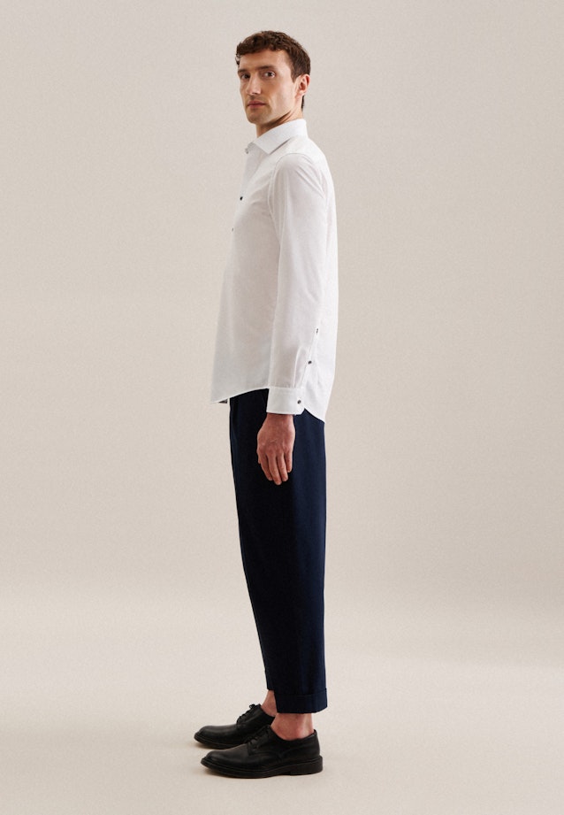 Shaped Chemise d'affaires Uni in Blanc |  Seidensticker Onlineshop