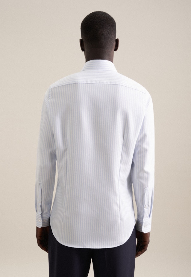 Slim Chemise d'affaires rayures in Bleu Clair |  Seidensticker Onlineshop