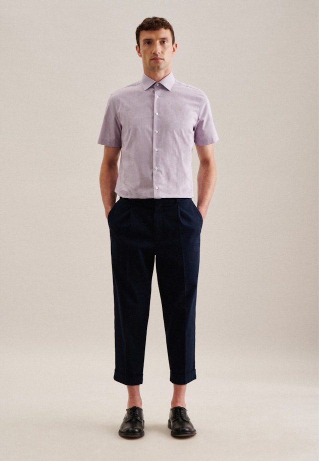 Shaped Business Hemd Karo in Rot |  Seidensticker Onlineshop