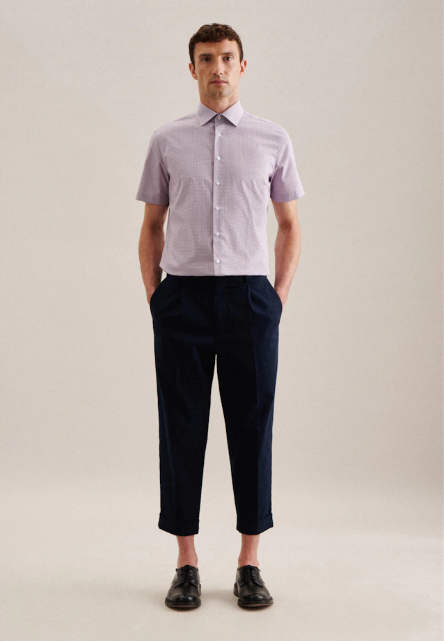 Shaped Business shirt Check in Red |  Seidensticker Onlineshop