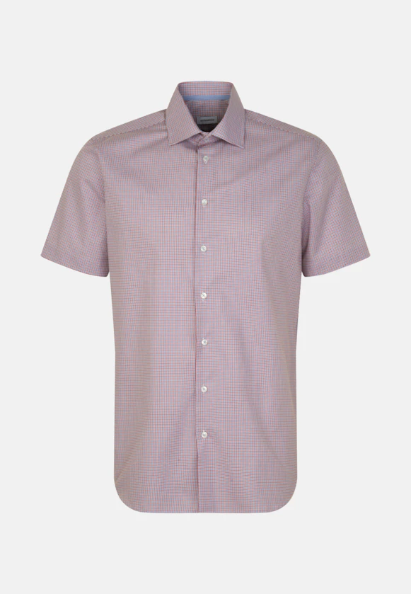 Shaped Business shirt Check in Red |  Seidensticker Onlineshop