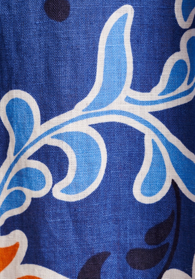 Kleid Druck in Mittelblau | Seidensticker Onlineshop