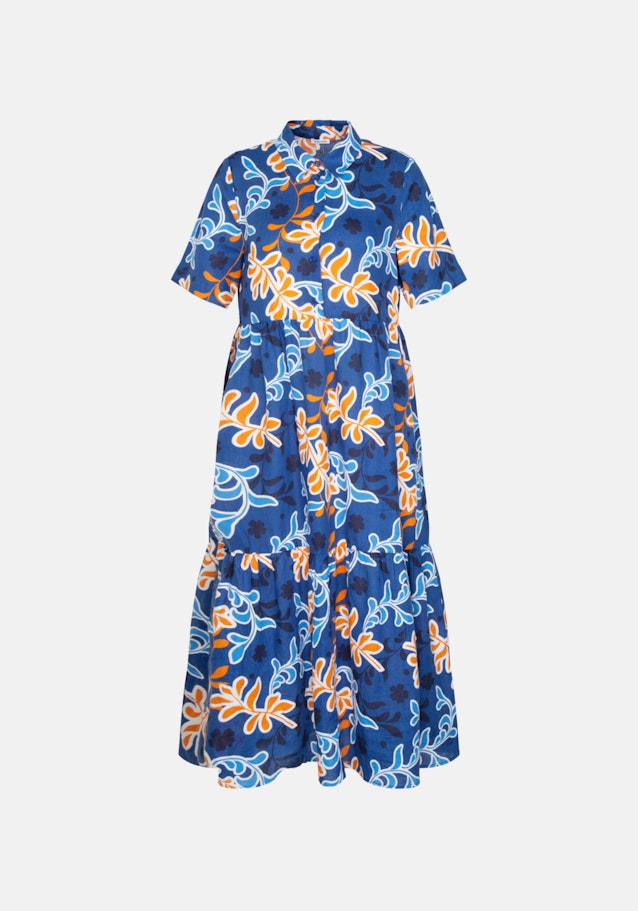 Kleid Druck in Mittelblau | Seidensticker Onlineshop