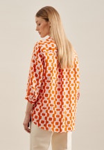 3/4-sleeve Linen Tunic in Orange |  Seidensticker Onlineshop